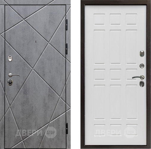 Входная металлическая Дверь Престиж Лучи Спарта Белое дерево в Орехово-Зуево