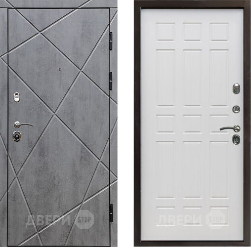 Входная металлическая Дверь Престиж Лучи Спарта Лиственница белая в Орехово-Зуево