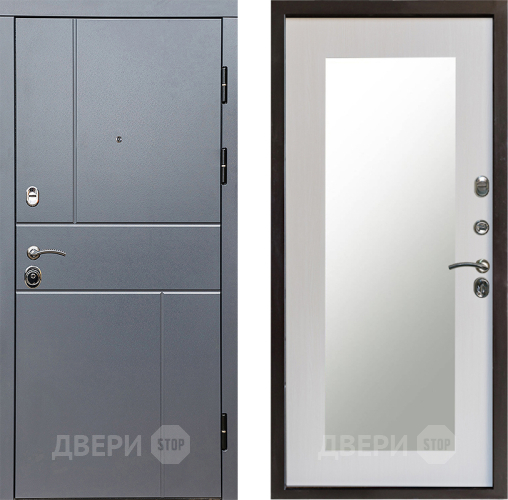 Дверь Престиж Горизонт Грэй Зеркло Пастораль Лиственница белая в Орехово-Зуево