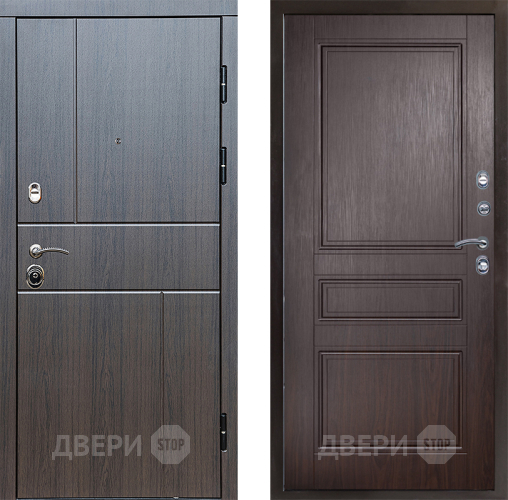 Входная металлическая Дверь Престиж Горизонт Венге Классика Венге в Орехово-Зуево