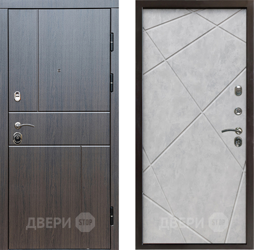 Дверь Престиж Горизонт Венге Лучи Бетон светлый в Орехово-Зуево