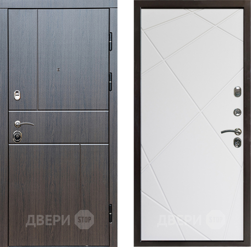 Входная металлическая Дверь Престиж Горизонт Венге Лучи Бетон белый в Орехово-Зуево