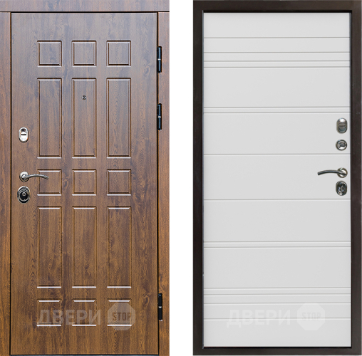 Входная металлическая Дверь Престиж Стандарт Line Белый в Орехово-Зуево