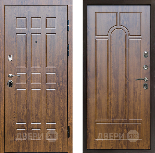 Входная металлическая Дверь Престиж Стандарт Арка Дуб в Орехово-Зуево