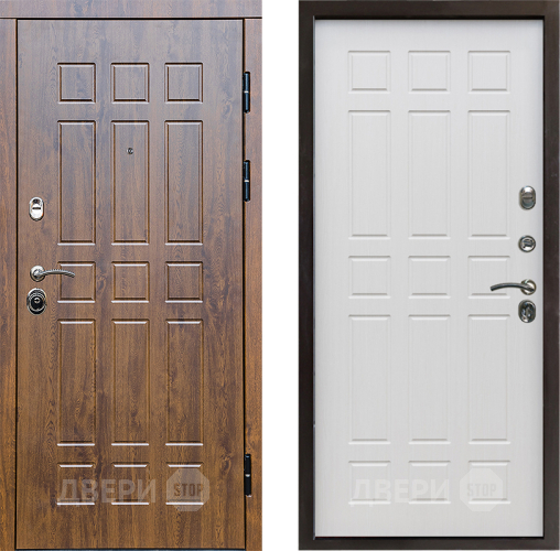 Входная металлическая Дверь Престиж Стандарт Спарта Лиственница белая в Орехово-Зуево