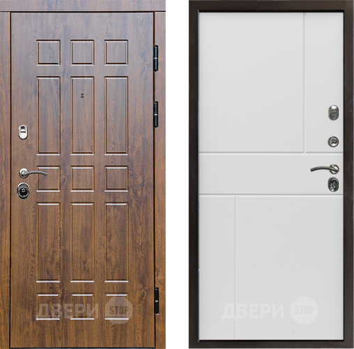 Входная металлическая Дверь Престиж Стандарт Горизонт Бетон белый в Орехово-Зуево