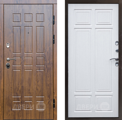 Входная металлическая Дверь Престиж Стандарт Премиум Лиственница белая в Орехово-Зуево
