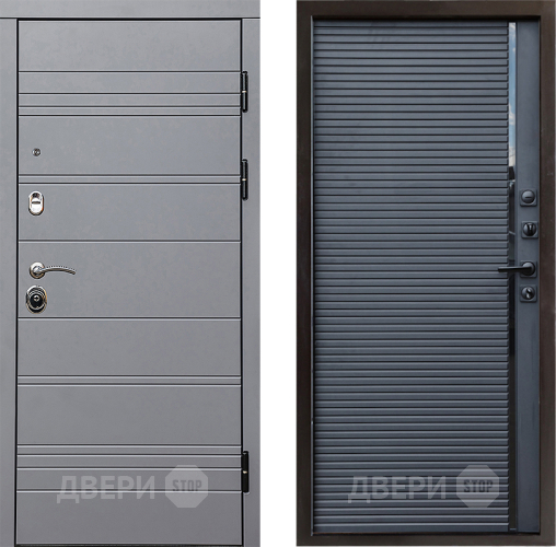 Входная металлическая Дверь Престиж Линия Грэй Porte Черный кварц в Орехово-Зуево