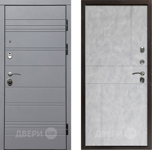 Дверь Престиж Линия Грэй Горизонт Бетон светлый в Орехово-Зуево