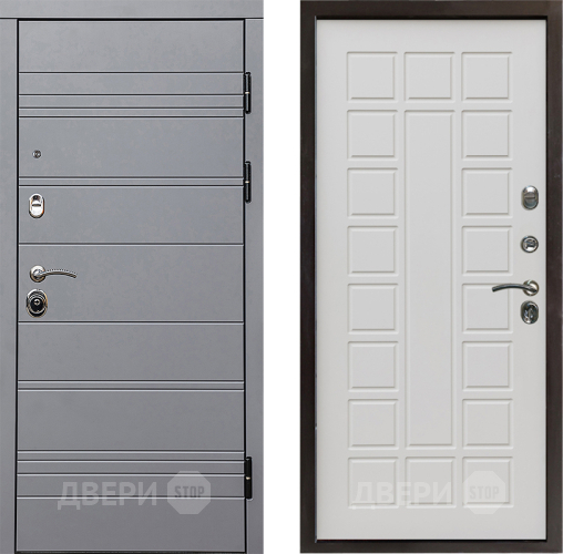 Входная металлическая Дверь Престиж Линия Грэй Престиж Бежевый мат в Орехово-Зуево