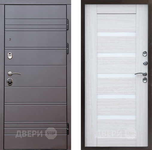 Дверь Престиж Линия Браун Царга Лиственница белая в Орехово-Зуево