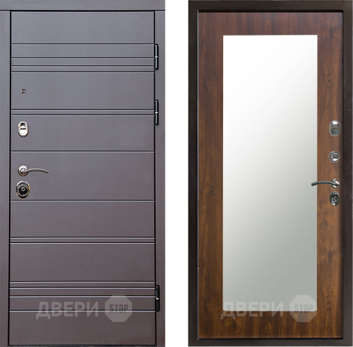 Дверь Престиж Линия Браун Зеркло Пастораль Дуб в Орехово-Зуево
