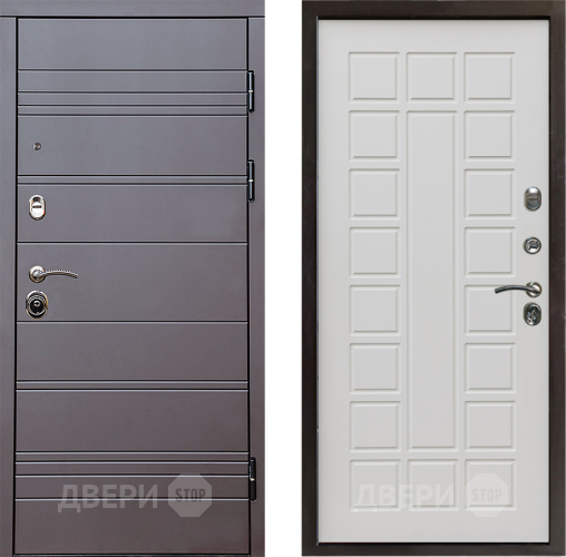 Входная металлическая Дверь Престиж Линия Браун Престиж Бежевый мат в Орехово-Зуево