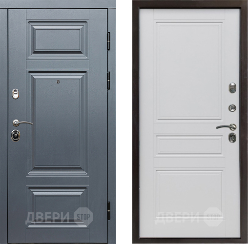 Входная металлическая Дверь Престиж Премиум Классика Белый матовый в Орехово-Зуево