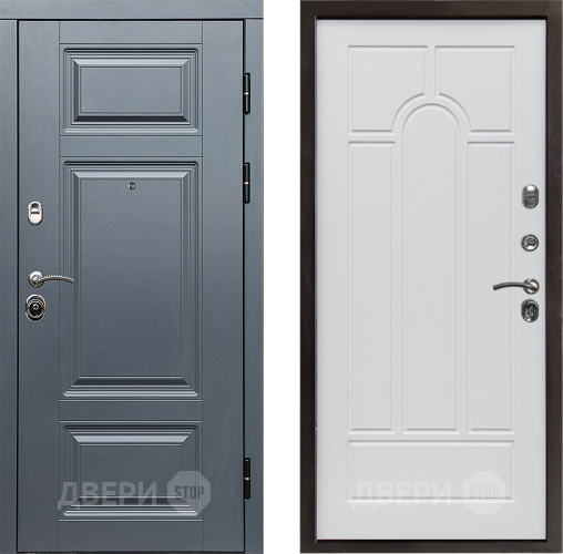 Входная металлическая Дверь Престиж Премиум Арка Белое дерево в Орехово-Зуево