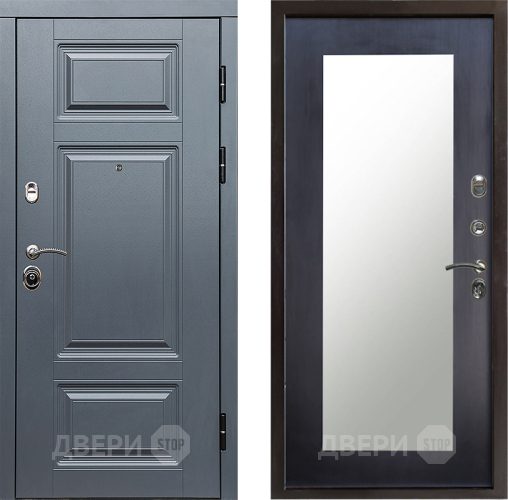 Входная металлическая Дверь Престиж Премиум Зеркло Пастораль Венге в Орехово-Зуево