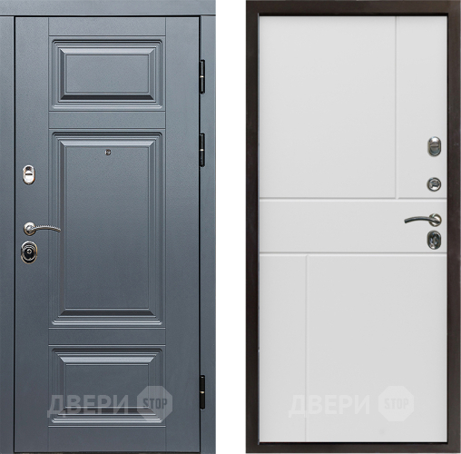 Дверь Престиж Премиум Горизонт Бетон белый в Орехово-Зуево