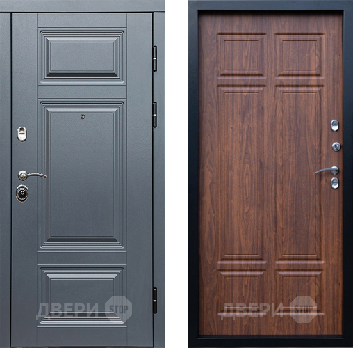 Входная металлическая Дверь Престиж Премиум Премиум Орех темный в Орехово-Зуево