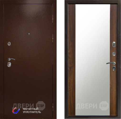 Дверь Престиж Медь Зеркало Дуб в Орехово-Зуево