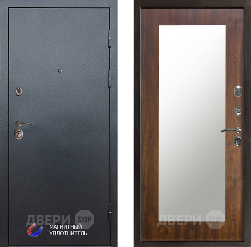 Дверь Престиж Графит Зеркло Пастораль Дуб в Орехово-Зуево