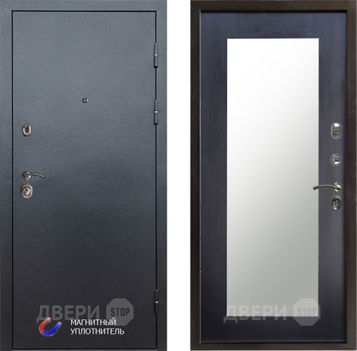Дверь Престиж Графит Зеркло Пастораль Венге в Орехово-Зуево
