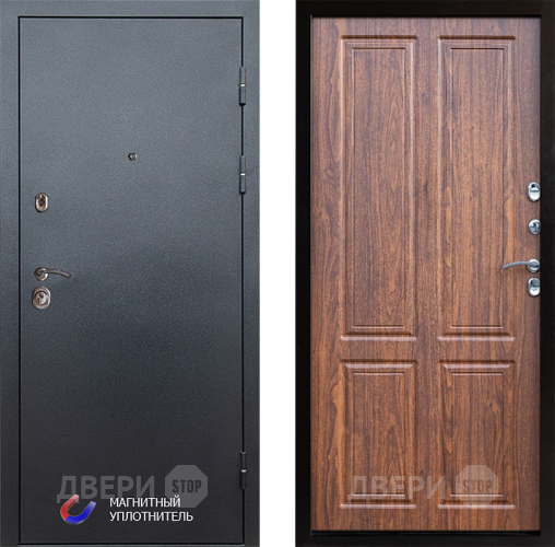 Входная металлическая Дверь Престиж Графит Премиум Орех светлый в Орехово-Зуево