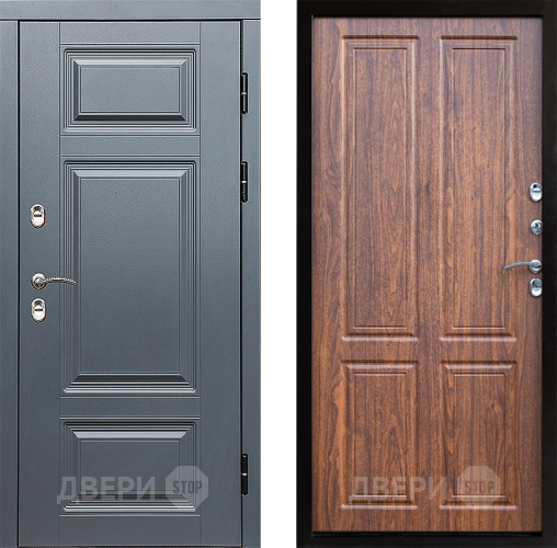 Дверь Престиж TERMO с терморазрывом Премиум Грэй Премиум Орех светлый в Орехово-Зуево