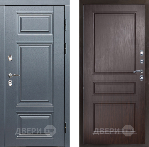 Входная металлическая Дверь Престиж TERMO с терморазрывом Премиум Грэй Классика Венге в Орехово-Зуево