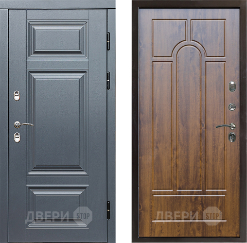 Дверь Престиж TERMO с терморазрывом Премиум Грэй Арка Дуб в Орехово-Зуево