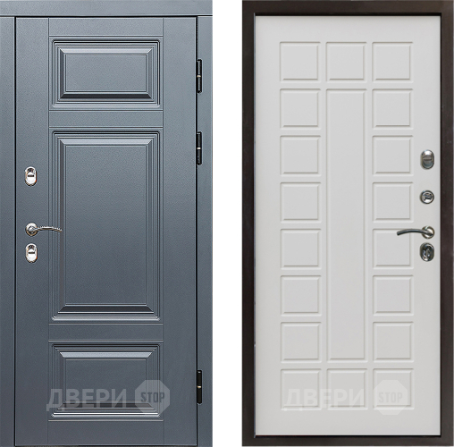 Входная металлическая Дверь Престиж TERMO с терморазрывом Премиум Грэй Престиж Бежевый мат в Орехово-Зуево