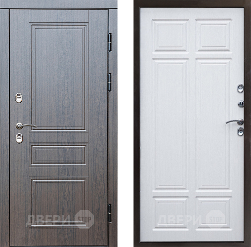 Входная металлическая Дверь Престиж TERMO с терморазрывом Классика Премиум Лиственница белая в Орехово-Зуево