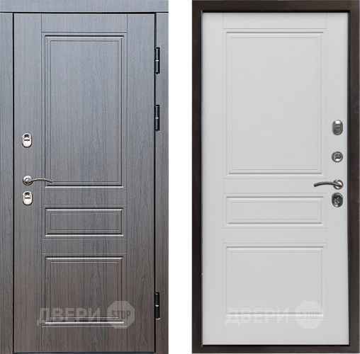 Входная металлическая Дверь Престиж TERMO с терморазрывом Классика Классика Белый матовый в Орехово-Зуево