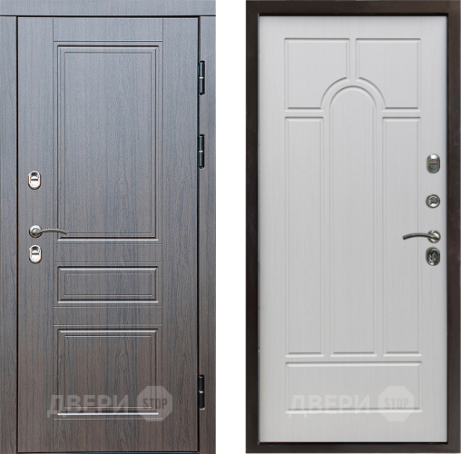 Дверь Престиж TERMO с терморазрывом Классика Арка Лиственница белая в Орехово-Зуево