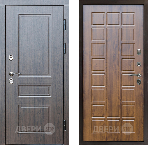 Входная металлическая Дверь Престиж TERMO с терморазрывом Классика Престиж Дуб в Орехово-Зуево