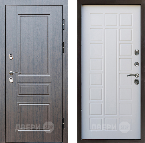 Входная металлическая Дверь Престиж TERMO с терморазрывом Классика Престиж Белое дерево в Орехово-Зуево