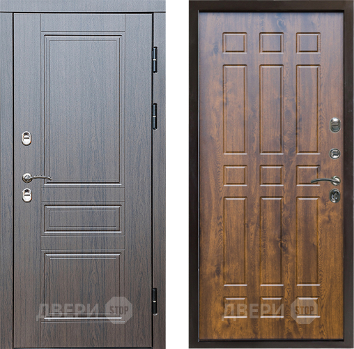 Входная металлическая Дверь Престиж TERMO с терморазрывом Классика Спарта Дуб в Орехово-Зуево