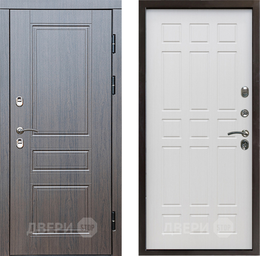 Входная металлическая Дверь Престиж TERMO с терморазрывом Классика Спарта Лиственница белая в Орехово-Зуево