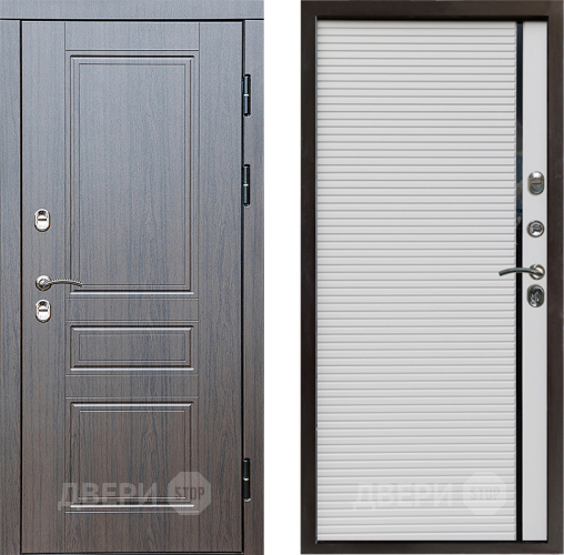 Входная металлическая Дверь Престиж TERMO с терморазрывом Классика Porte Белый в Орехово-Зуево