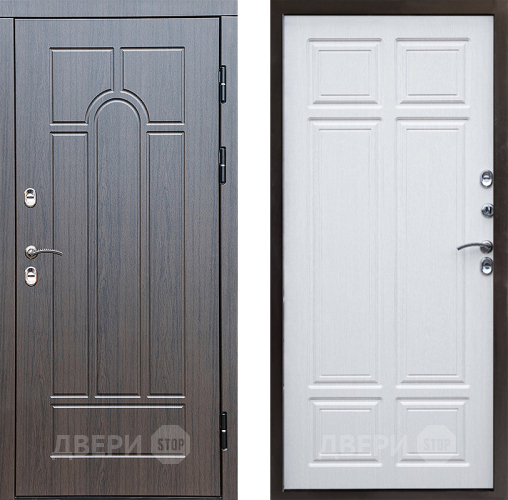 Дверь Престиж TERMO с терморазрывом Арка Премиум Лиственница белая в Орехово-Зуево