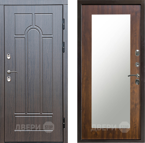 Дверь Престиж TERMO с терморазрывом Арка Зеркало пастораль Дуб в Орехово-Зуево