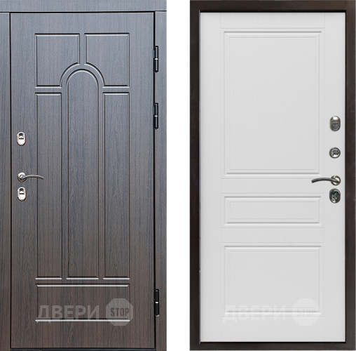 Дверь Престиж TERMO с терморазрывом Арка Классика Лиственница белая в Орехово-Зуево