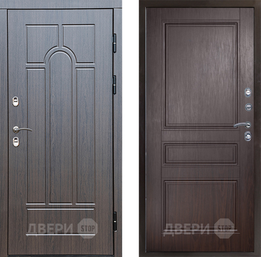 Входная металлическая Дверь Престиж TERMO с терморазрывом Арка Классика Венге в Орехово-Зуево