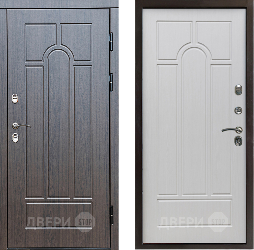 Входная металлическая Дверь Престиж TERMO с терморазрывом Арка Арка Лиственница белая в Орехово-Зуево