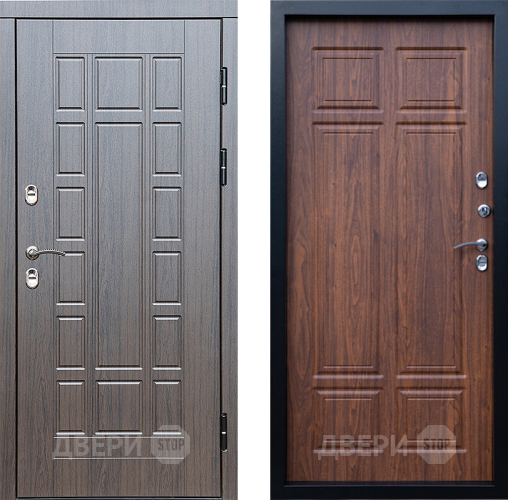 Входная металлическая Дверь Престиж TERMO с терморазрывом Престиж Премиум Орех темный в Орехово-Зуево