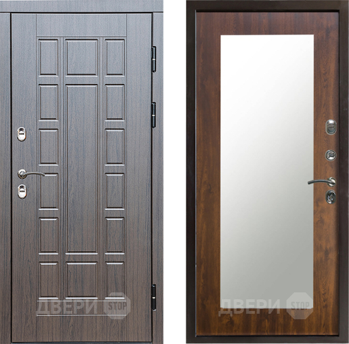 Входная металлическая Дверь Престиж TERMO с терморазрывом Престиж Зеркало пастораль Дуб в Орехово-Зуево