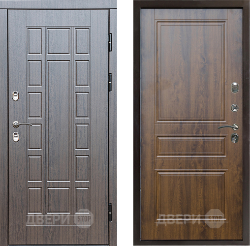 Входная металлическая Дверь Престиж TERMO с терморазрывом Престиж Классика Дуб в Орехово-Зуево