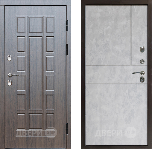 Входная металлическая Дверь Престиж TERMO с терморазрывом Престиж Горизонт Бетон светлый в Орехово-Зуево