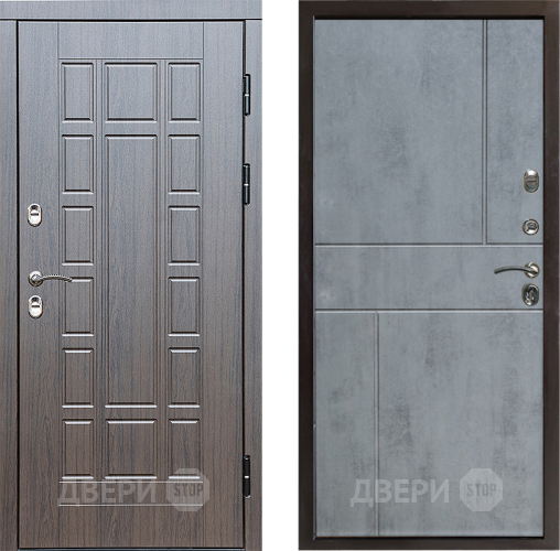 Входная металлическая Дверь Престиж TERMO с терморазрывом Престиж Горизонт Бетон темный в Орехово-Зуево