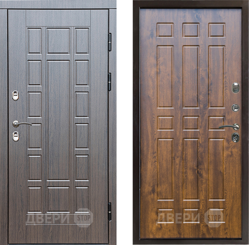 Входная металлическая Дверь Престиж TERMO с терморазрывом Престиж Спарта Дуб в Орехово-Зуево