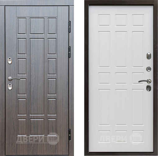 Входная металлическая Дверь Престиж TERMO с терморазрывом Престиж Спарта Лиственница белая в Орехово-Зуево